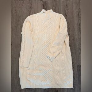 Banana Republic Cream Knit Dress